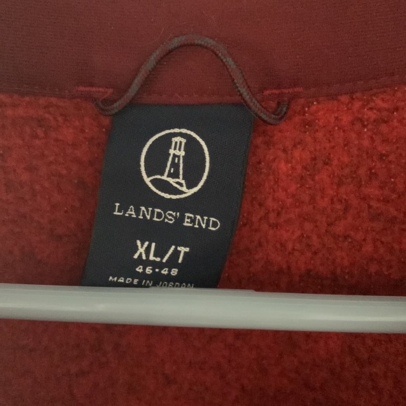 Lands End Mens Quarter Zip - Picture 2 of 3